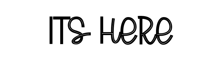 Aloha March line  Free Fonts Download