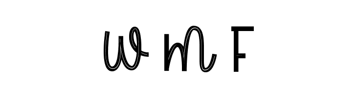Aloha March line  Free Fonts Download