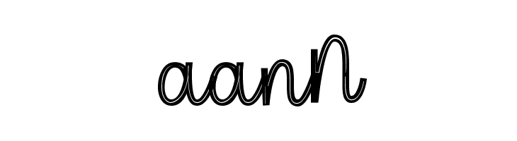 Aloha March line  Free Fonts Download