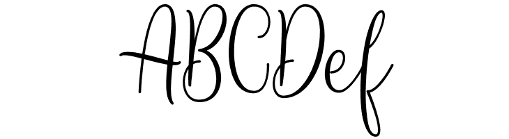 Nabilla  Free Fonts Download