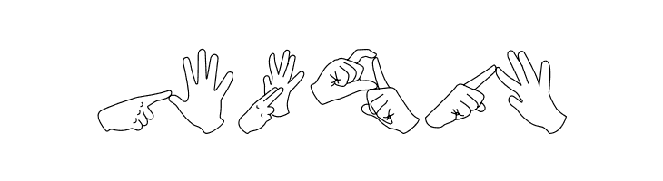 AuslanFingerSpelling  Free Fonts Download