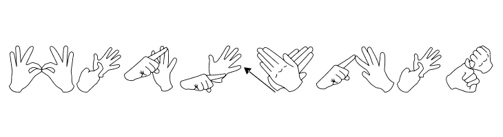 AuslanFingerSpelling  Free Fonts Download