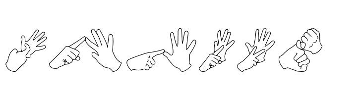 AuslanFingerSpelling  Free Fonts Download