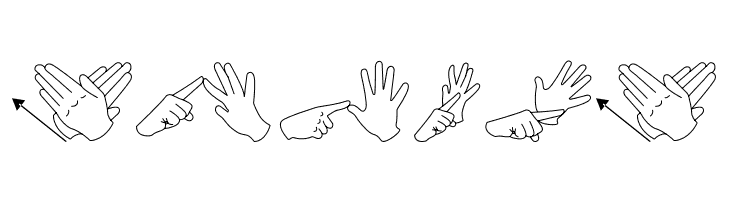 AuslanFingerSpelling  Free Fonts Download
