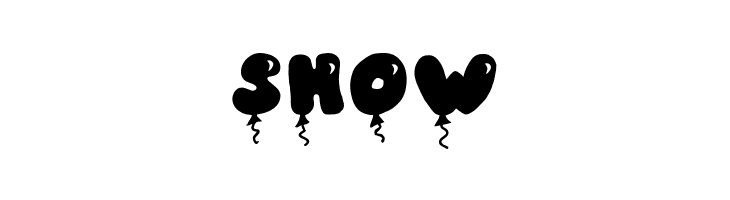 JI Solid Balloon Caps  Free Fonts Download