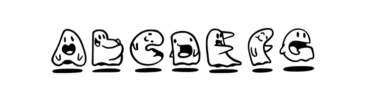 Ghosties Regular  Free Fonts Download
