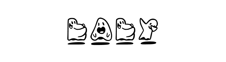Ghosties Regular  Free Fonts Download
