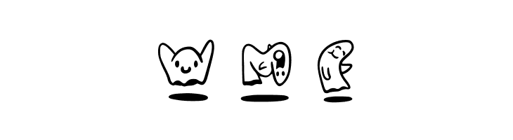 Ghosties Regular  Free Fonts Download