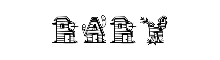 Haunty Housies Regular  Free Fonts Download