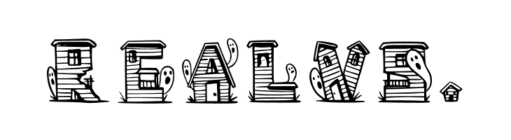 Haunty Housies Regular  Free Fonts Download