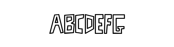 MisterBass    hollow  Free Fonts Download