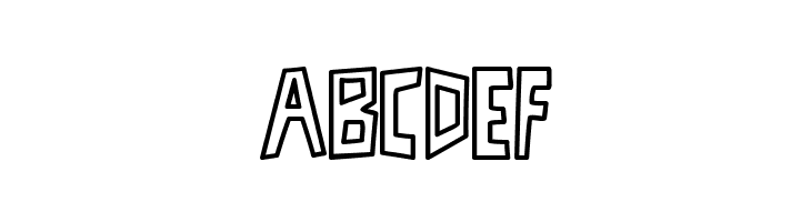 MisterBass    hollow  Free Fonts Download