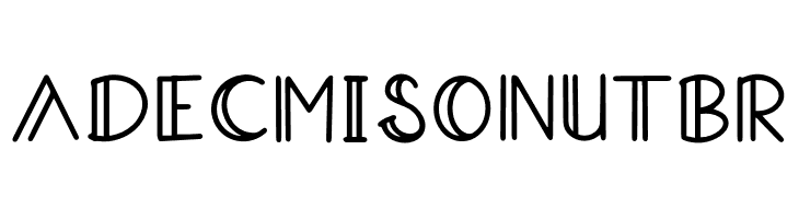 AradevaDemoRegular  Free Fonts Download