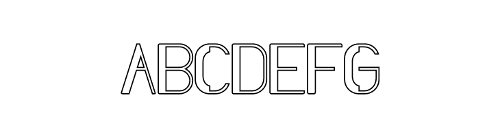 Slang Outfit Outline  Free Fonts Download