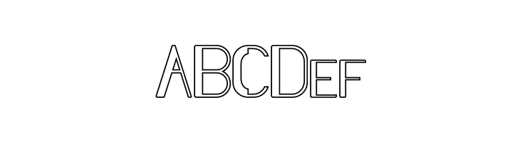 Slang Outfit Outline  Free Fonts Download