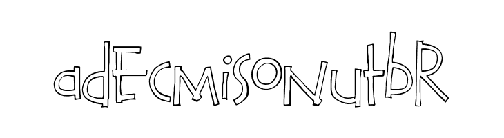 Calvin and Hobbes Outline  Free Fonts Download