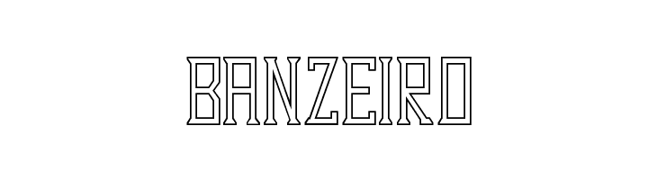 Dezert Demo Outline  Free Fonts Download