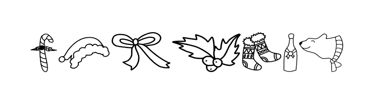 Christmas Box  Free Fonts Download