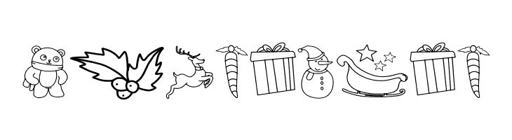 Christmas Box  Free Fonts Download
