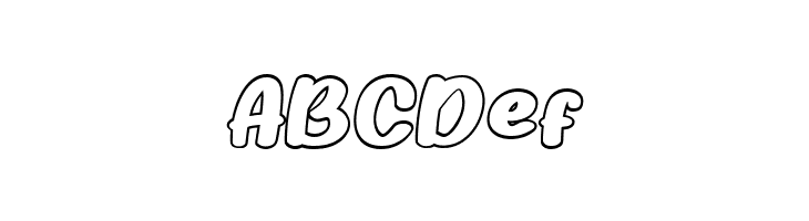 HiddenCocktails-ItalicOutline  Free Fonts Download