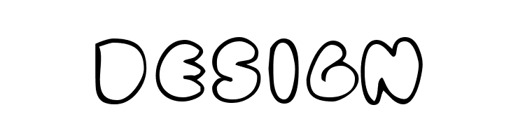 fat ass    outline  Free Fonts Download