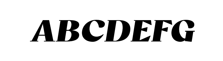 BovinoTrial-BlackItalic  Free Fonts Download