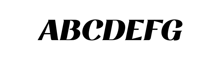 RossanovaPersonalUse-BlackIta  Free Fonts Download