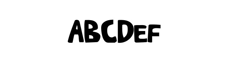 Shark Heavy ABC  Free Fonts Download