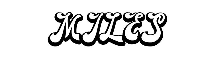 Blora Extrude  Free Fonts Download