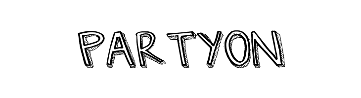Denne Threedee  Free Fonts Download