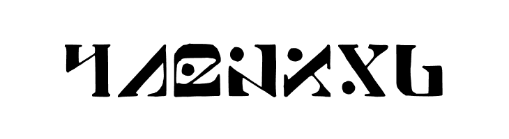 Paraghyph Ver 1 Regular  Free Fonts Download
