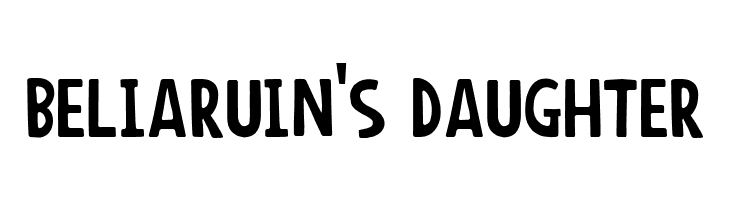 BELIARUIN%2527S%2BDAUGHTER AnonimRound Font