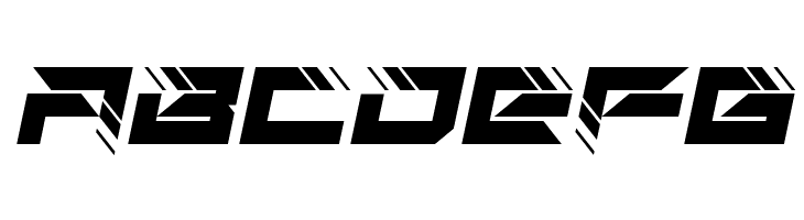 Auto Techno Italic  Free Fonts Download