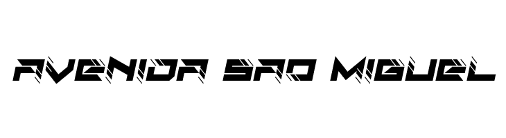 Auto Techno Italic  Free Fonts Download