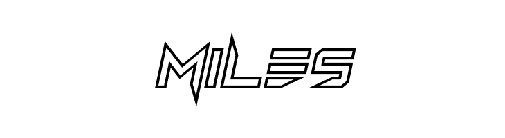 Lethal Injector Hollow Italic  Free Fonts Download