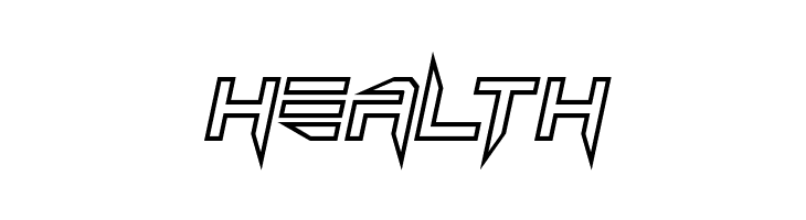 Lethal Injector Hollow Italic  Free Fonts Download