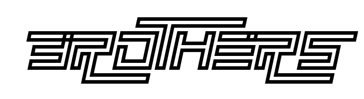 Simplicity Extend Hollow Italic  Free Fonts Download