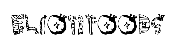 Crown Doodle {denne}  Free Fonts Download