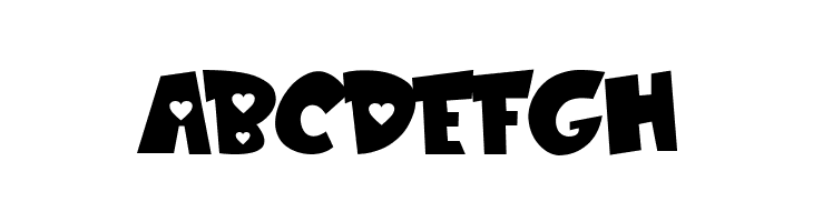 LOVELY HEART  Free Fonts Download