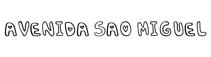 Denne Puffy-Hearts  Free Fonts Download