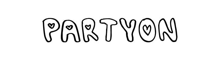 Denne Puffy-Hearts  Free Fonts Download