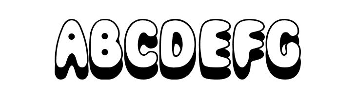 Magical Mystery Tour Outline Shadow  Free Fonts Download