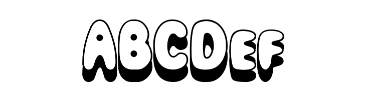 Magical Mystery Tour Outline Shadow  Free Fonts Download