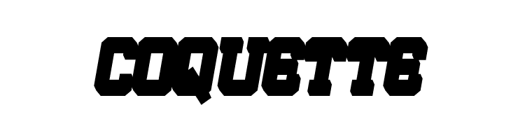 ROQUERO Extrude Italic Bold Italic  Free Fonts Download