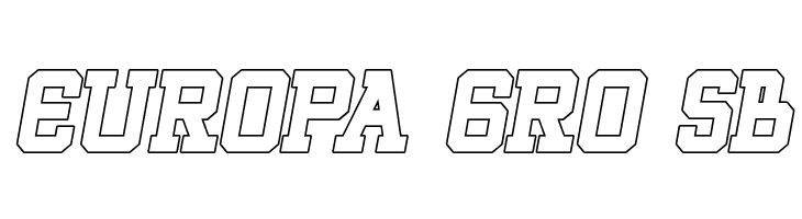 ROQUERO Italic Outline  Free Fonts Download