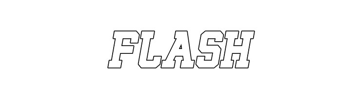 ROQUERO Italic Outline  Free Fonts Download