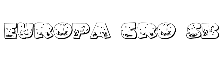 Land Shark Outline Grunge  Free Fonts Download
