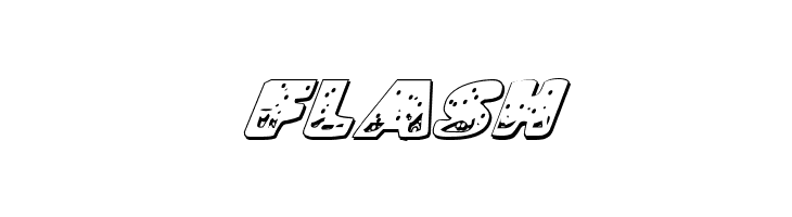 Land Shark Outline Italic  Free Fonts Download