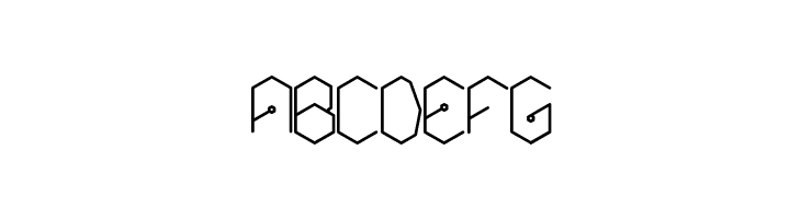 Hexic Vertical  Free Fonts Download