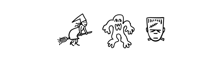 Weenies Regular  Free Fonts Download